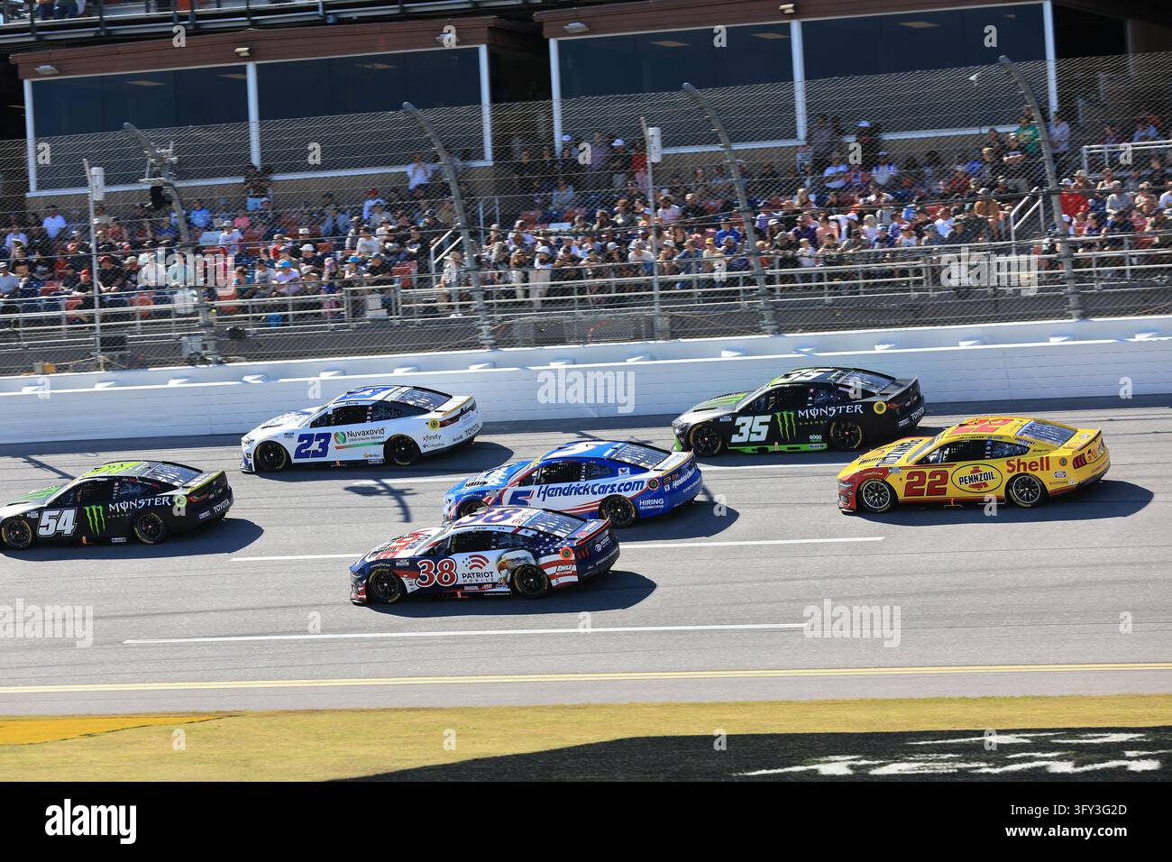 LINCOLN, AL - OCTOBER 25: Ty Gibbs (#54 Joe Gibbs Racing Monster Energy ...