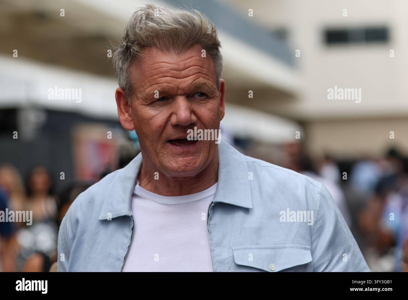 AUSTIN, TX - OCTOBER 25: Gordon Ramsay in the paddock ahead of the ...