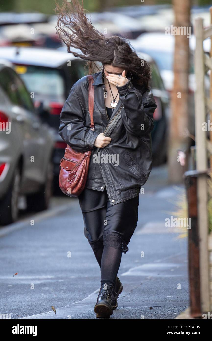 Jacobs Vector Storm Boelo hit Glasgow with reported over 80 mph gusts. Picture date ...