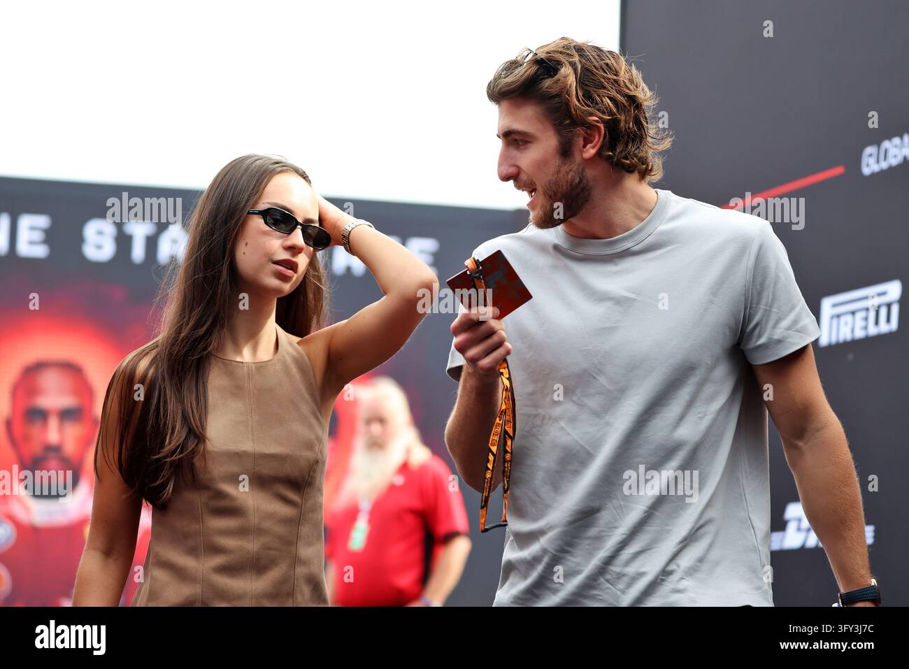 (L to R): Ebony Zippora Gold (AUS) with her boyfriend Jack Doohan (AUS ...