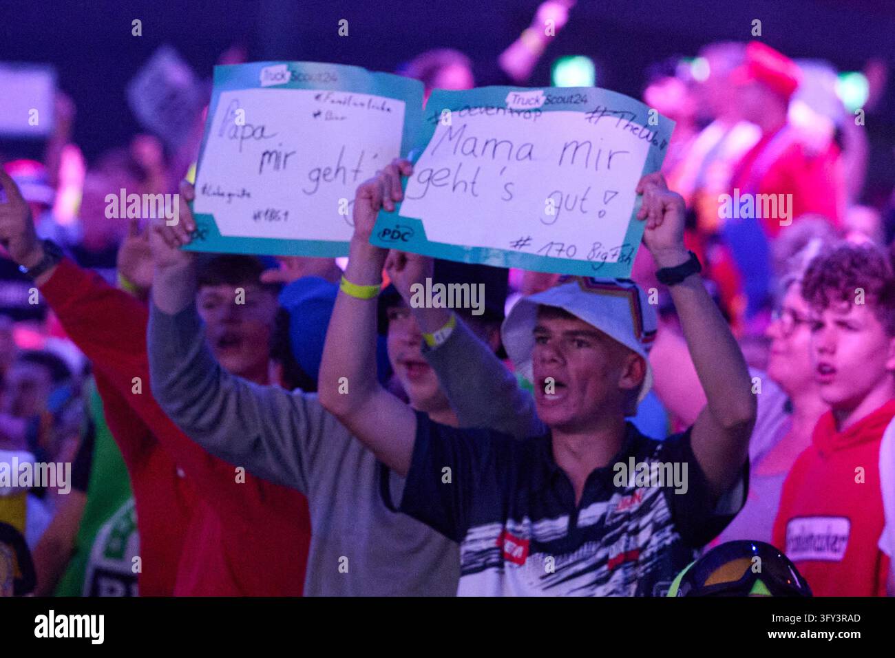 Darts Vector Graphics 25 October 2026, North Rhine-Westphalia, Dortmund: Darts, Men: European ...