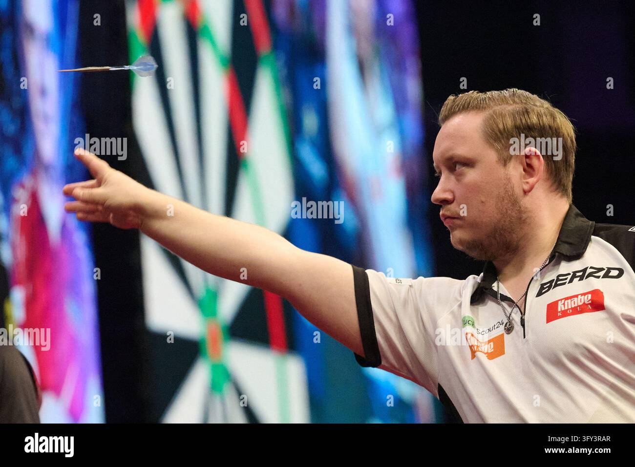 Darts Vector Graphics 25 October 2026, North Rhine-Westphalia, Dortmund: Darts, Men: European ...