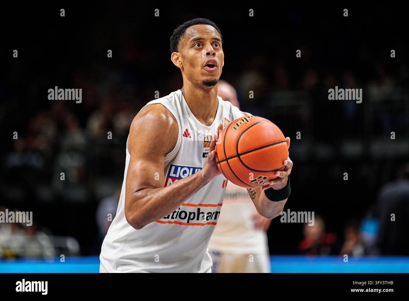 Jaylen Sims (Ratiopharm Ulm, #30), Freiwurf, GER, ALBA Berlin vs ...
