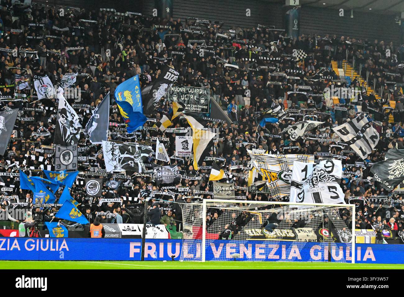 IPA90180865 - Udinese Calcio fans during the Udinese Calcio vs. AC ...