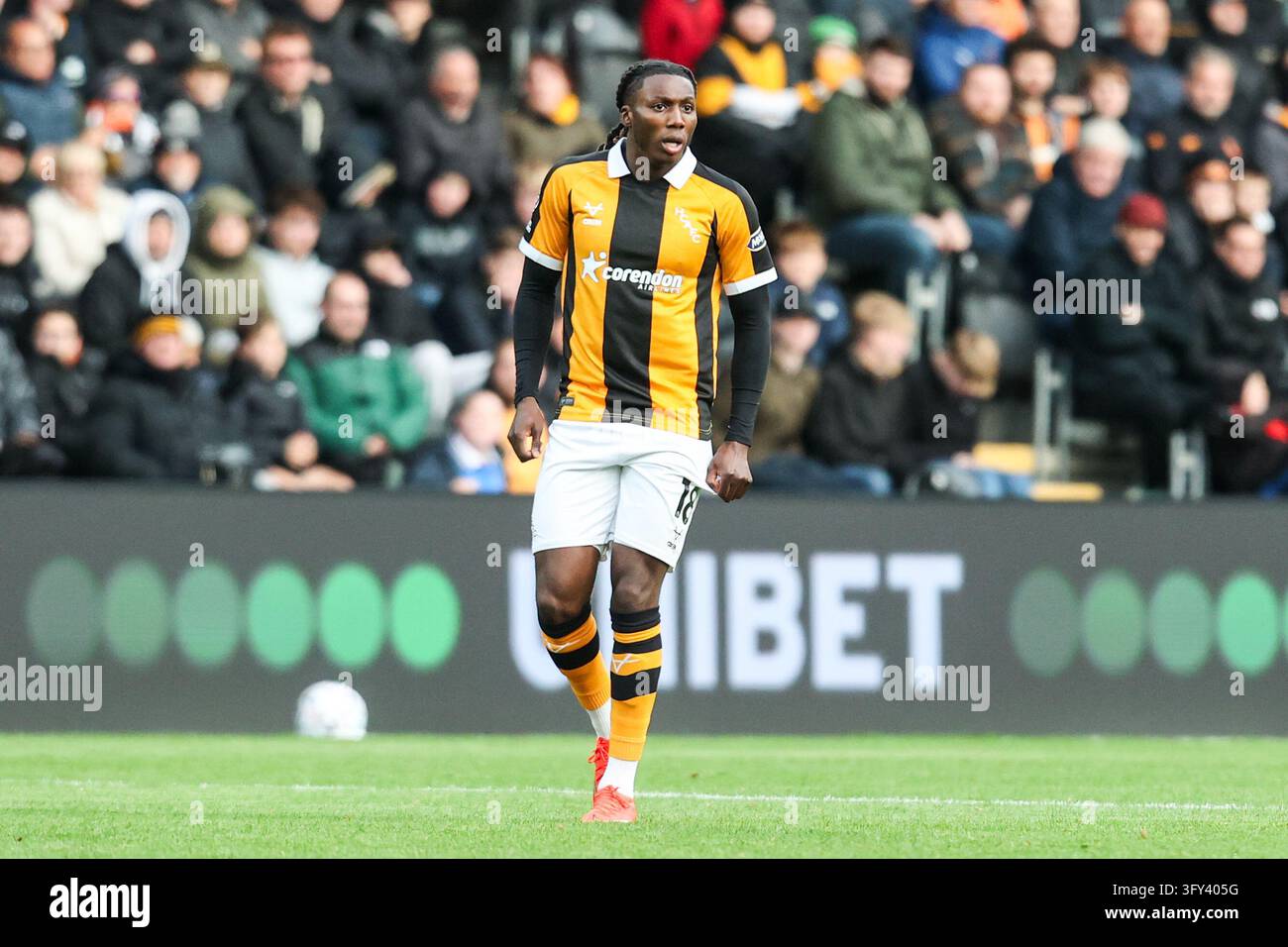 Brook Vector Brooke Norton-Cuffy of Hull City during the Hull City v Brentford ...