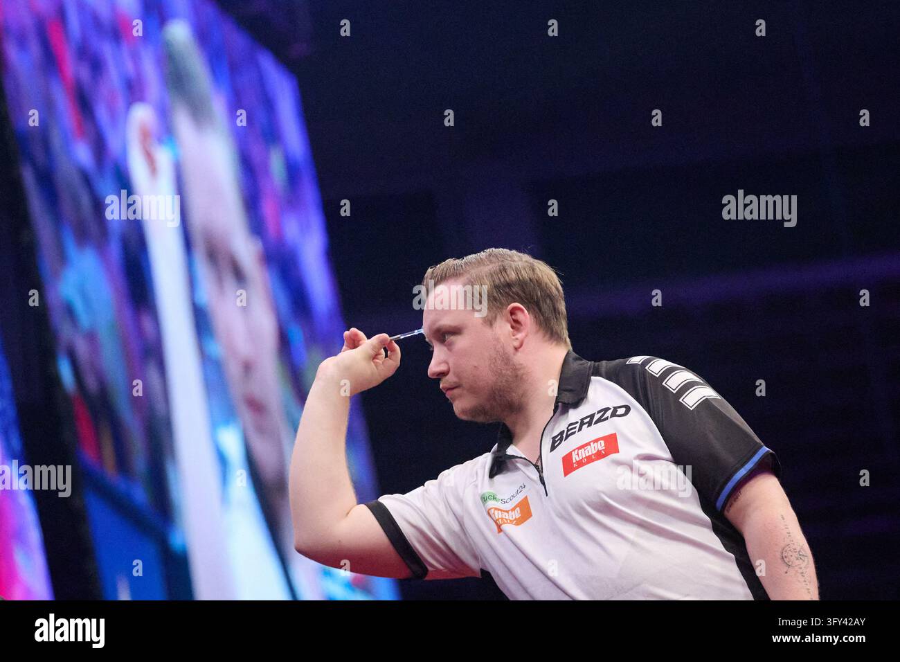 Darts Vector Graphics 25 October 2026, North Rhine-Westphalia, Dortmund: Darts, Men: European ...