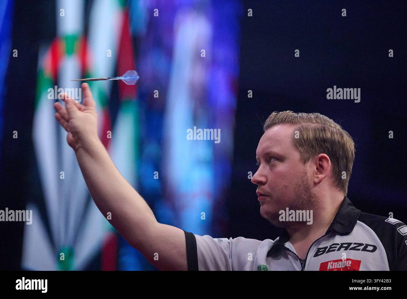 Darts Vector Graphics 25 October 2026, North Rhine-Westphalia, Dortmund: Darts, Men: European ...