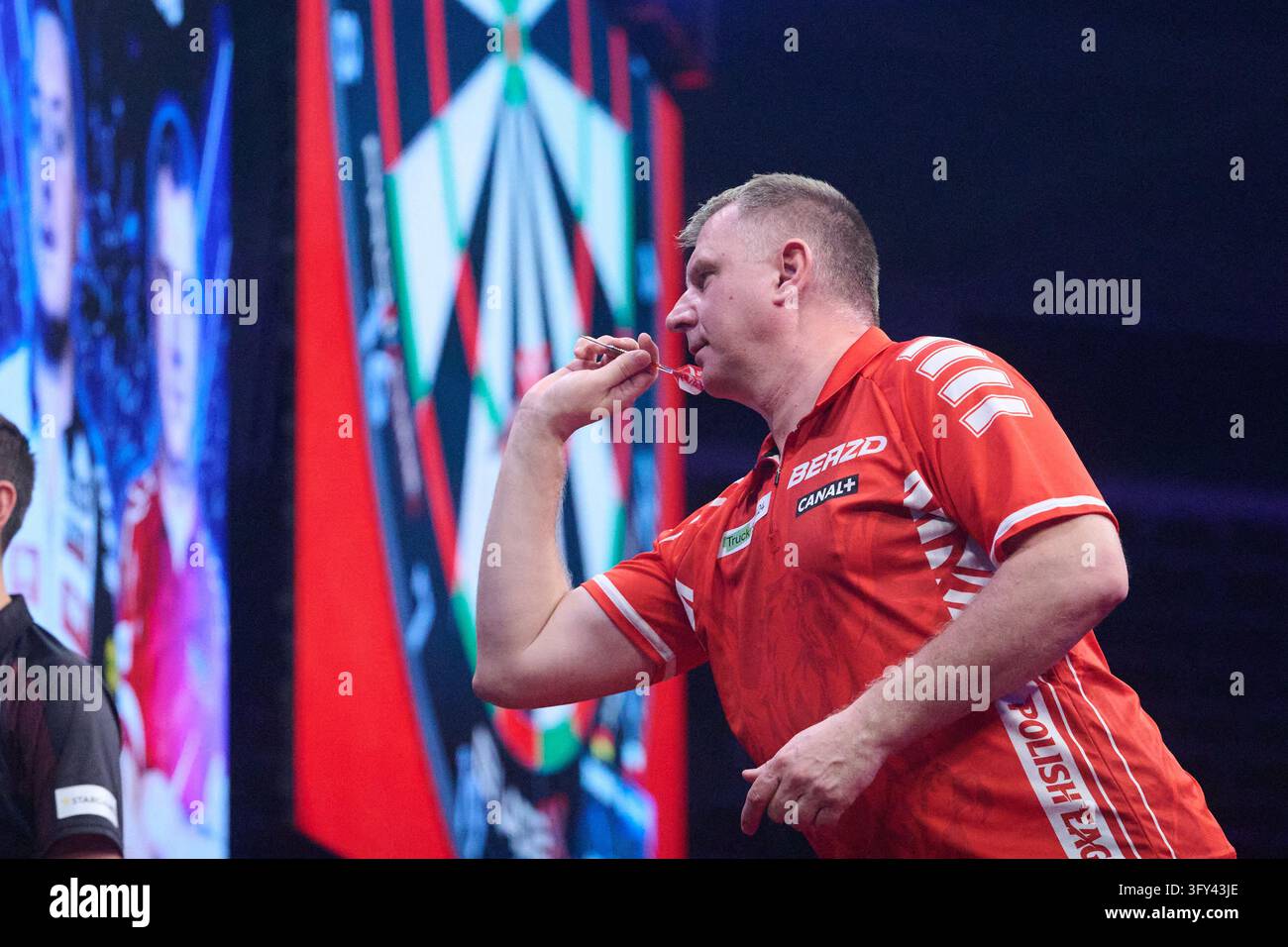 Darts Vector Graphics 25 October 2026, North Rhine-Westphalia, Dortmund: Darts, Men: European ...
