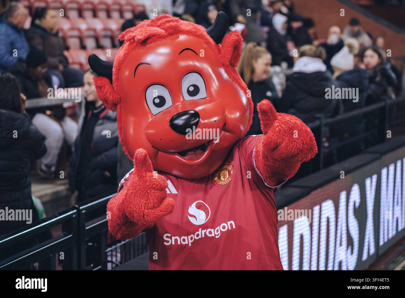 Red Before Vector Leigh, UK, 25th Oct 2026: Man United’s mascot Fred The Red before ...