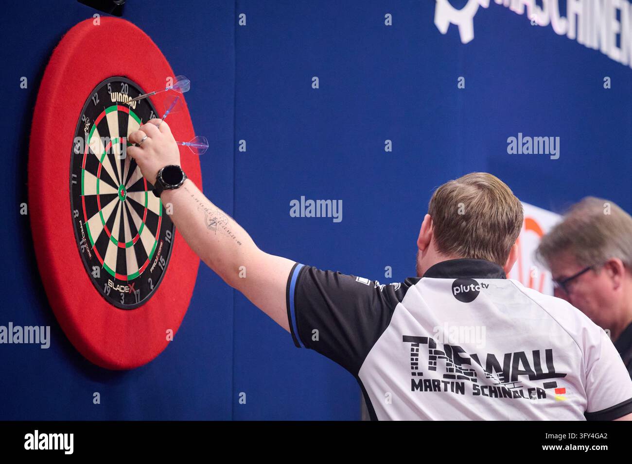 Darts Vector Graphics 25 October 2026, North Rhine-Westphalia, Dortmund: Darts, Men: European ...