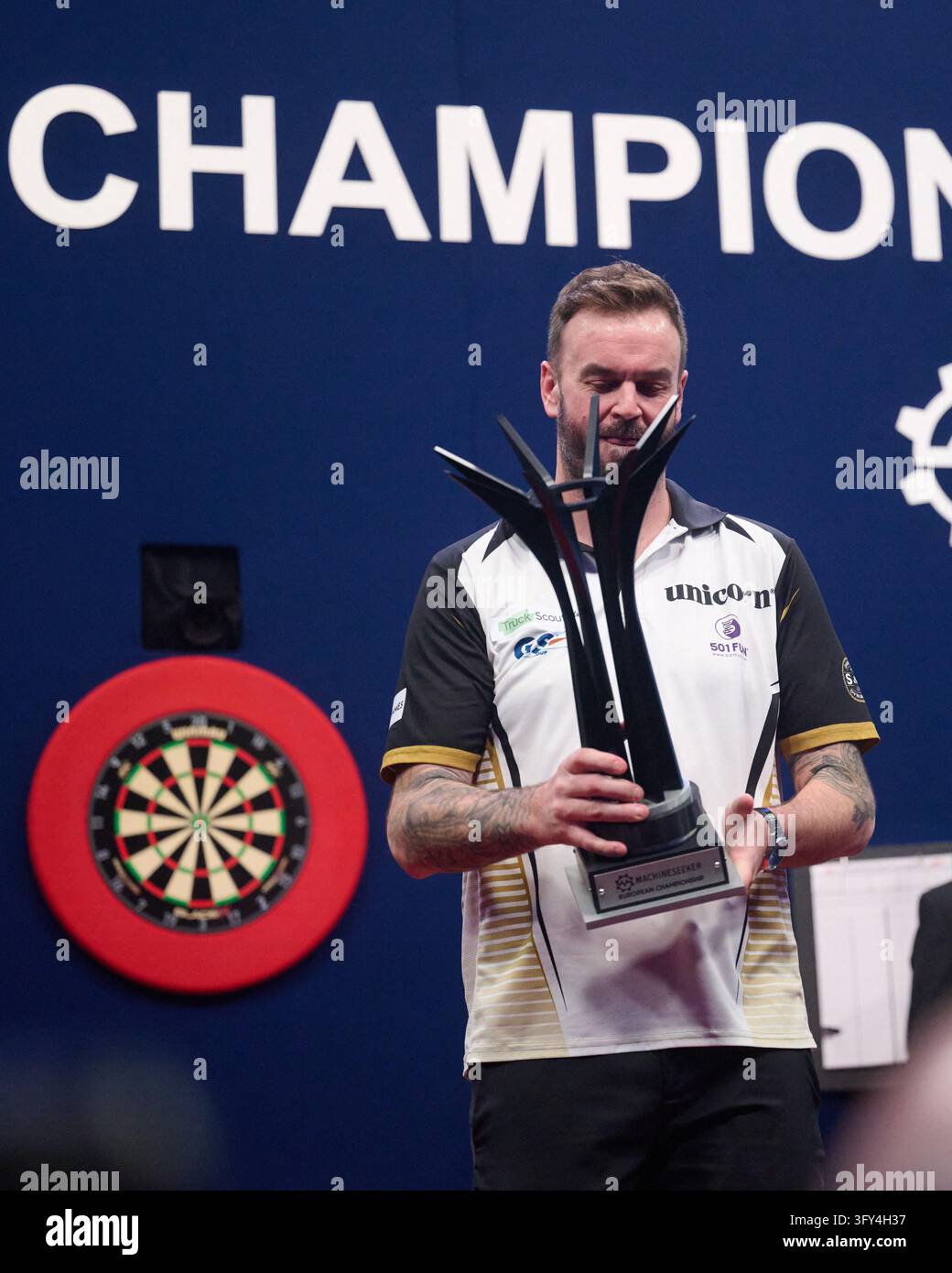 Darts Vector Graphics 25 October 2026, North Rhine-Westphalia, Dortmund: Darts, Men: European ...