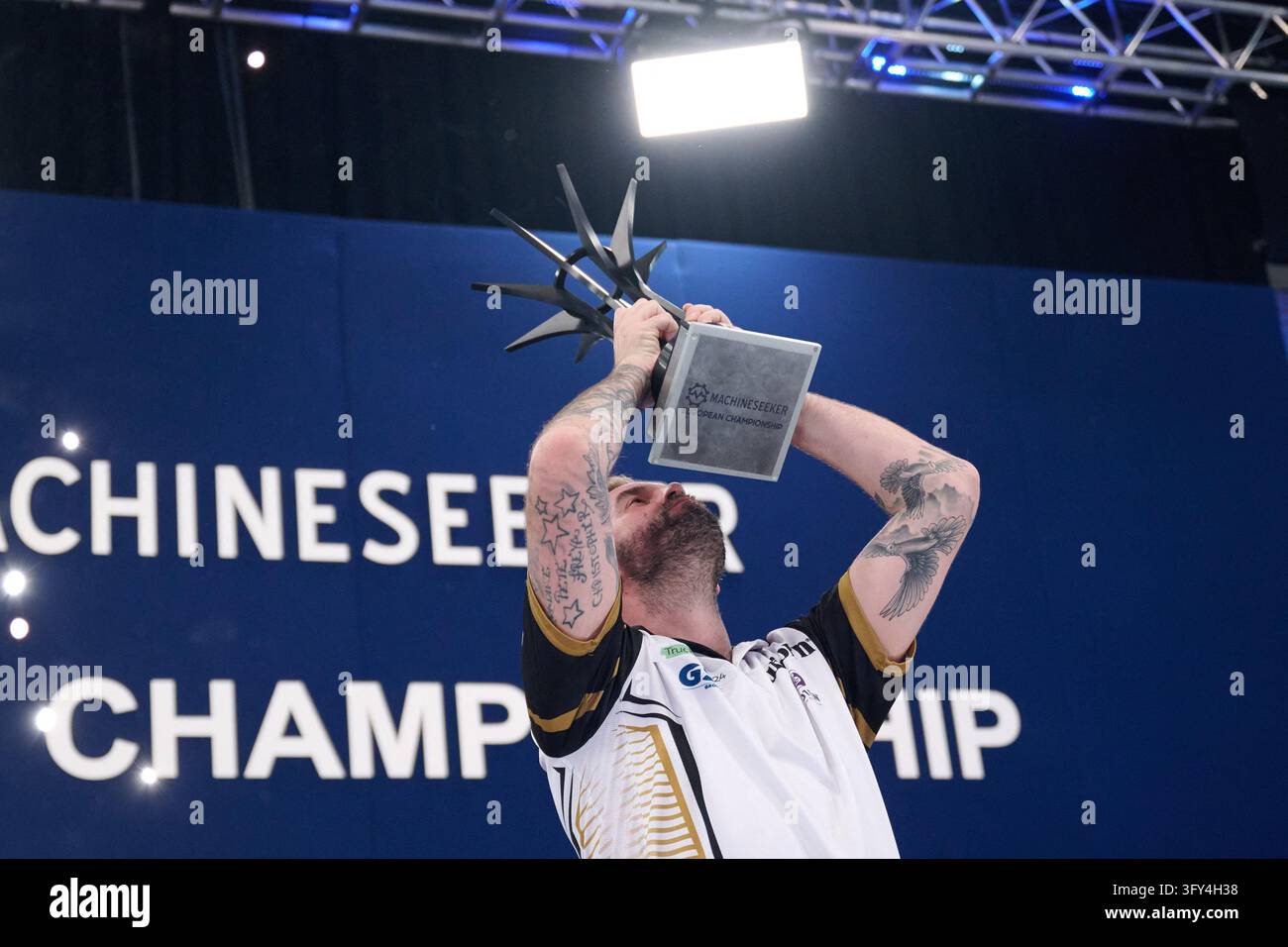 Darts Vector Graphics 25 October 2026, North Rhine-Westphalia, Dortmund: Darts, Men: European ...