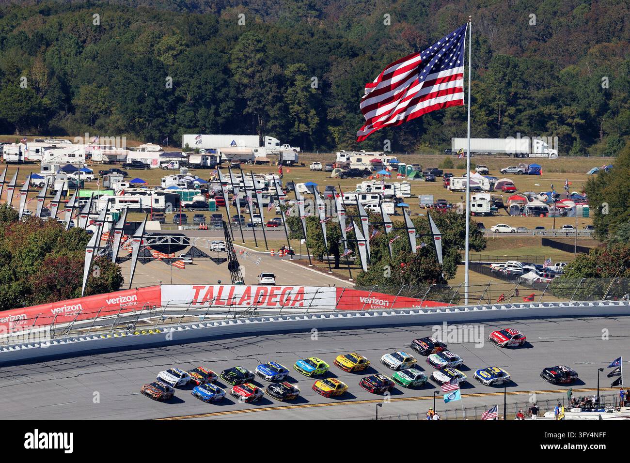 LINCOLN, AL - OCTOBER 25: Ross Chastain (#1 Trackhouse Racing Busch ...