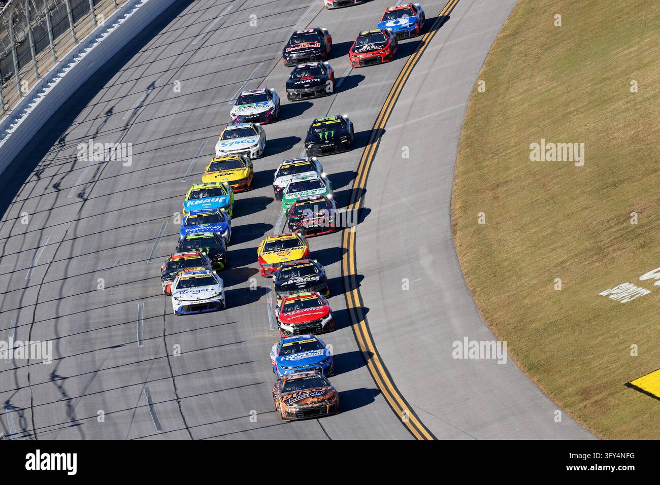 LINCOLN, AL - OCTOBER 25: Ross Chastain (#1 Trackhouse Racing Busch ...