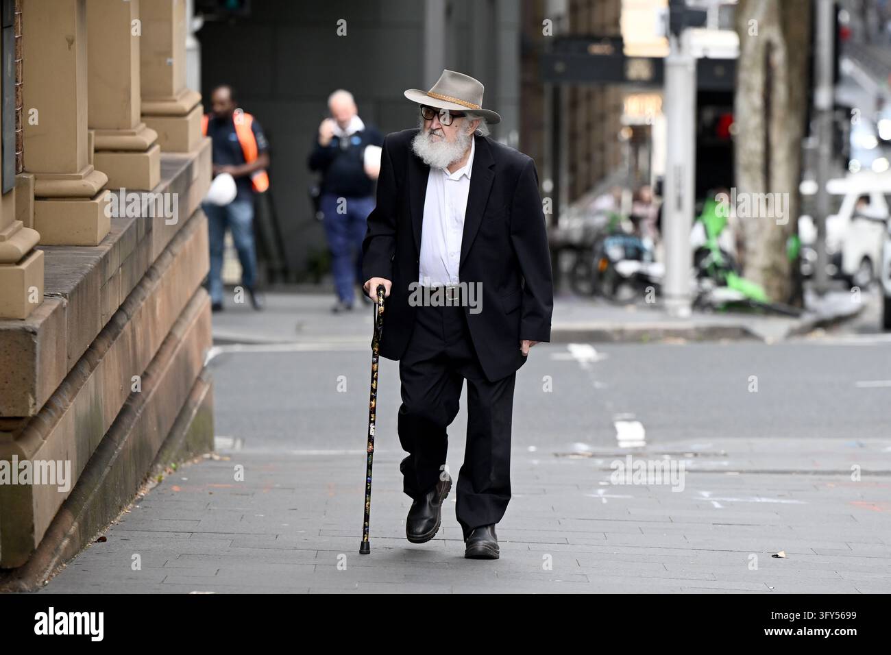 Aaron Govendir arrives at the NSW Supreme Court, in Sydney, Monday ...