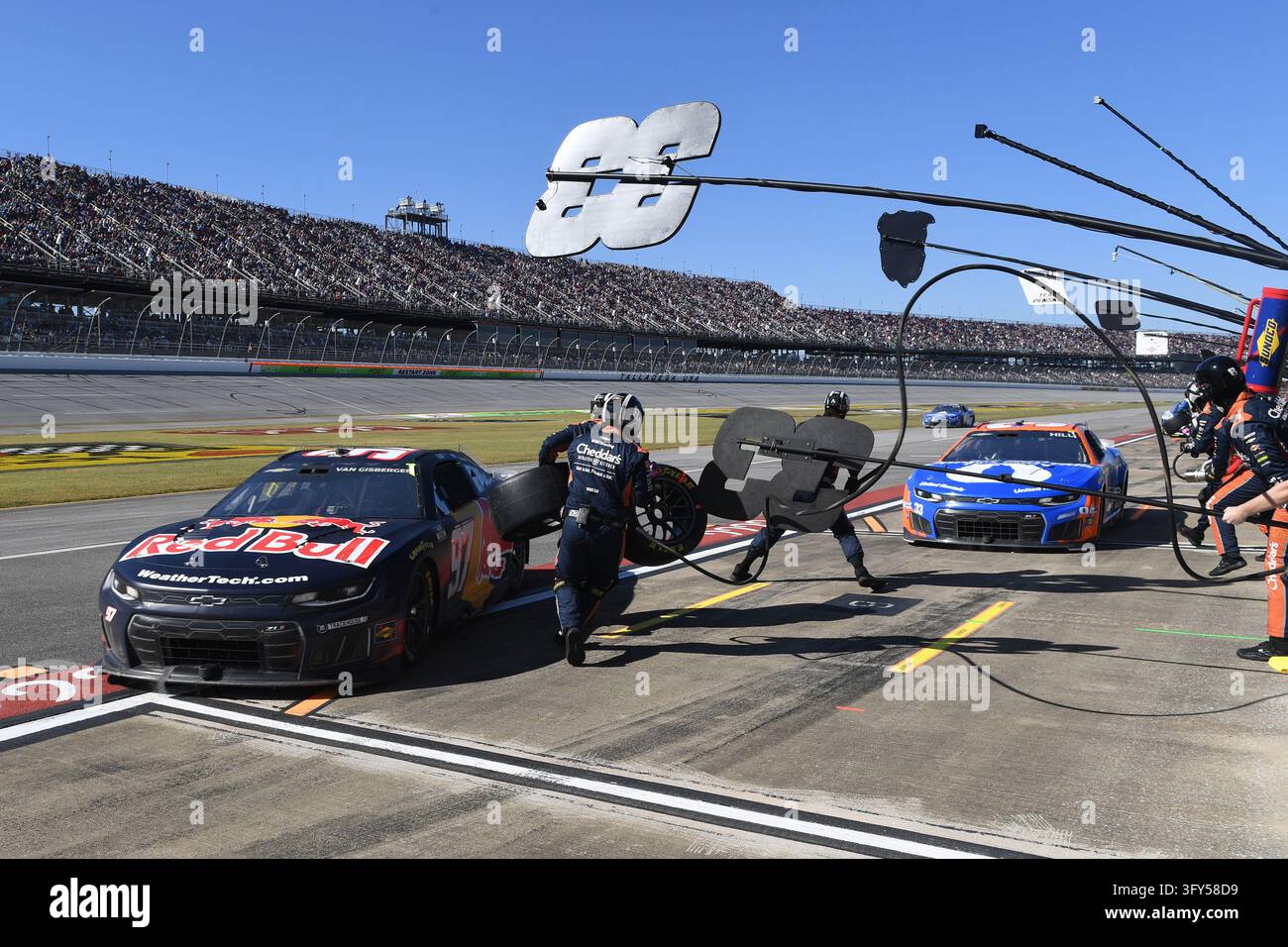 TALLADEGA, AL - OCTOBER 25: Shane Van Gisbergen (#97 TrackHouse Racing ...