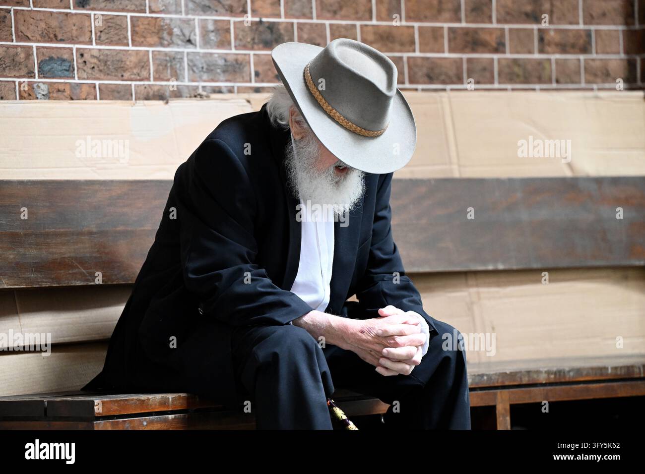 Aaron Govendir during a break at the NSW Supreme Court, in Sydney ...
