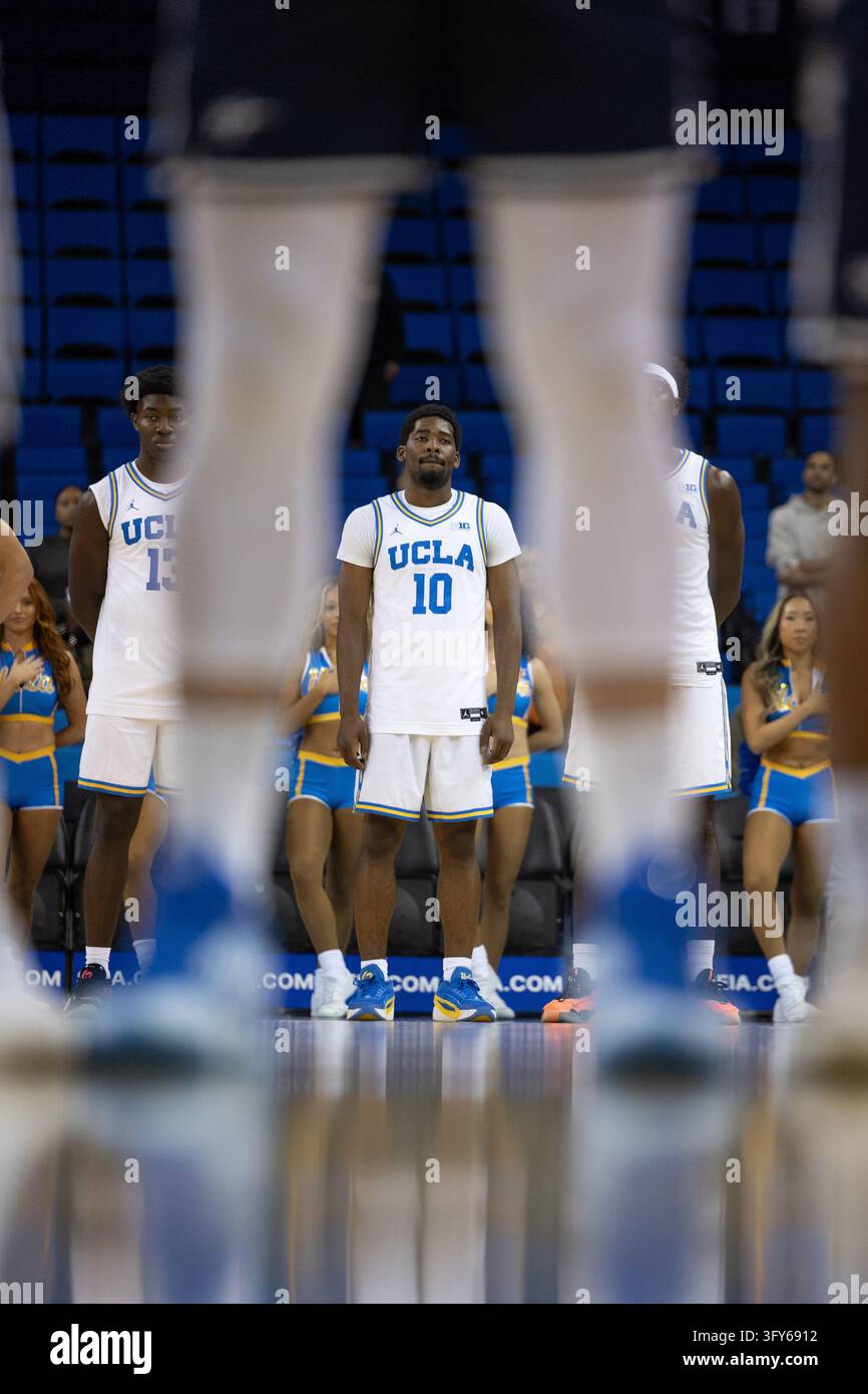 LOS ANGELES, CA - OCTOBER 21: Guard Markell Alston #10 of the UCLA ...