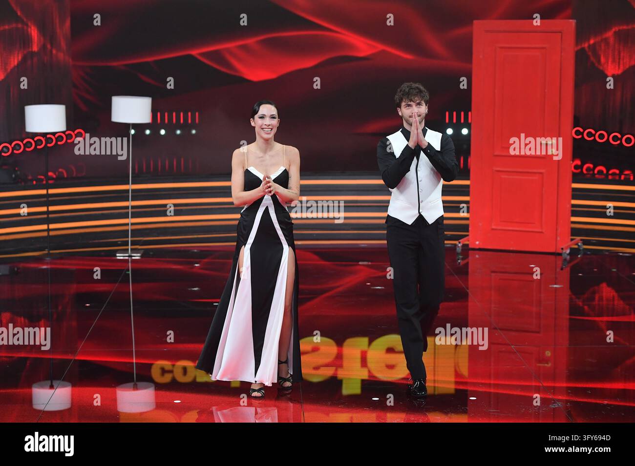 IPA90198732 - Rome, Saxa Rubra, Rai Studio, Pippo Baudo, TV show ...