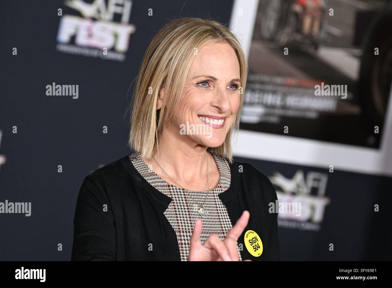 HOLLYWOOD, CALIFORNIA - OCTOBER 25 Marlee Matlin attends the closing ...