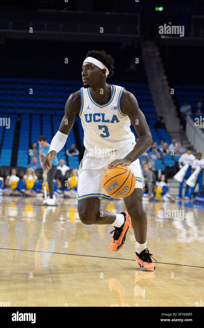LOS ANGELES, CA - OCTOBER 21: Forward Eric Dailey Jr. #3 of the UCLA ...