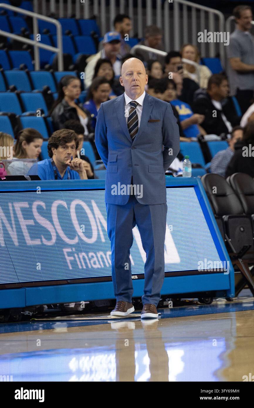 LOS ANGELES, CA - OCTOBER 21: Head coach Mick Cronin of the UCLA Bruins ...
