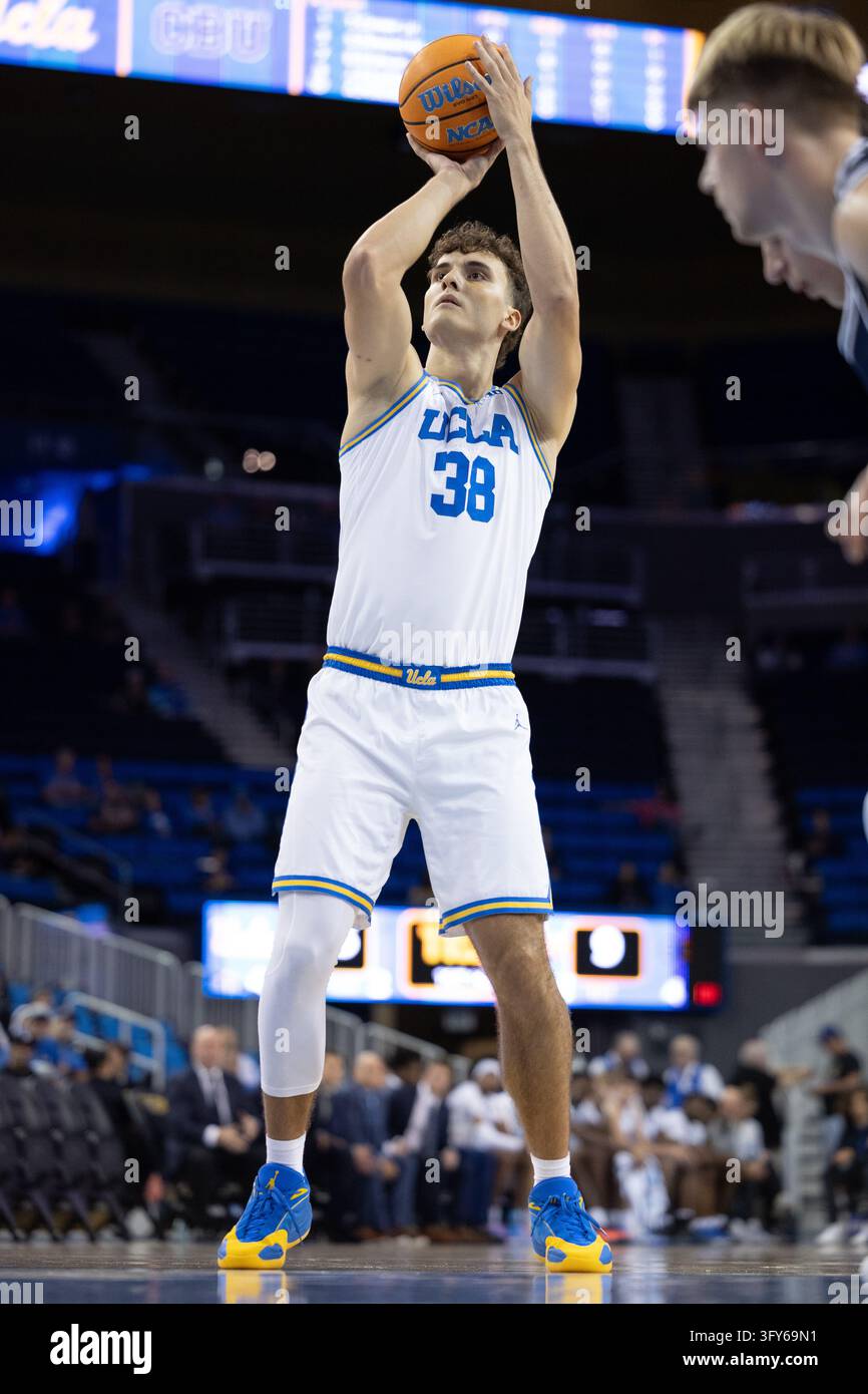 LOS ANGELES, CA - OCTOBER 21: Center Filip Jovic #38 of the UCLA Bruins ...