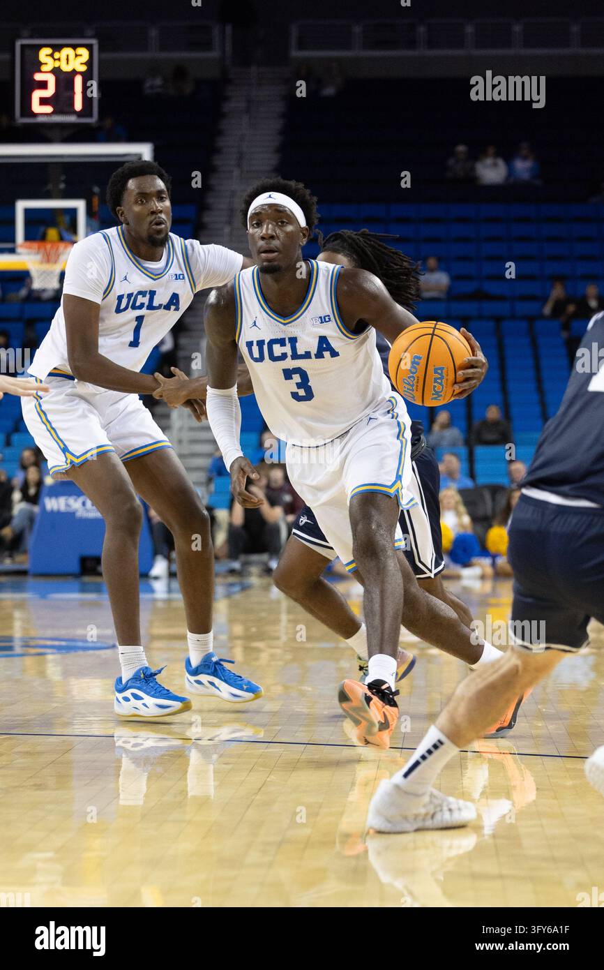 LOS ANGELES, CA - OCTOBER 21: Forward Eric Dailey Jr. #3 of the UCLA ...