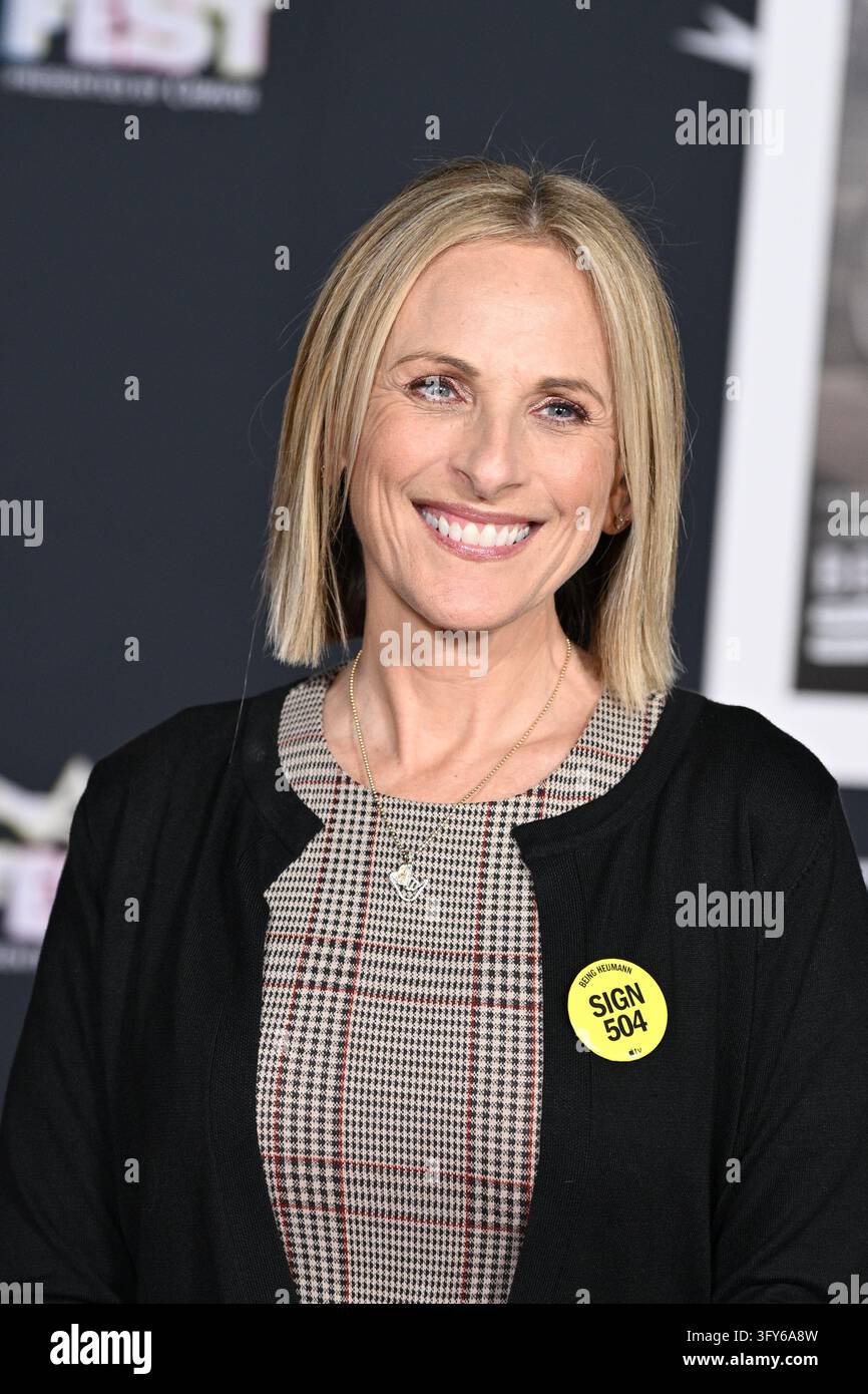 HOLLYWOOD, CALIFORNIA - OCTOBER 25 Marlee Matlin attends the closing ...