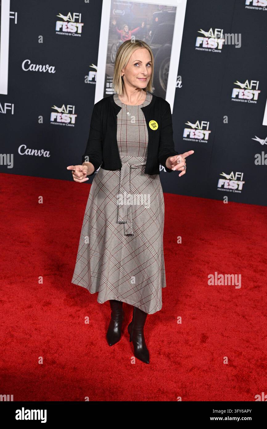 HOLLYWOOD, CALIFORNIA - OCTOBER 25 Marlee Matlin attends the closing ...