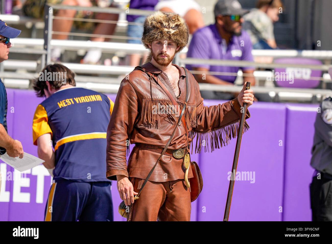 Toad Fact File October 24, 2026: The West Virginia Mountaineer mascot poses on the ...