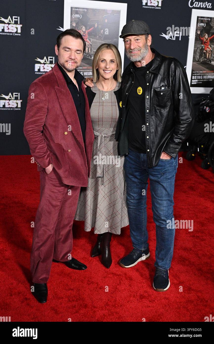 Daniel Durant, Marlee Matlin, Troy Kotsur at arrivals for BEING HEUMANN ...