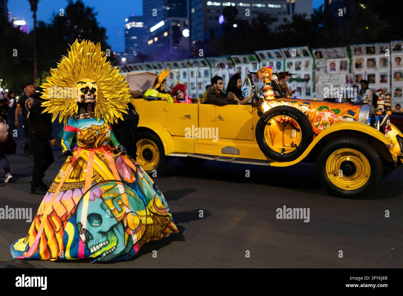 Mexico City, Mexico. October 25, 2026. Participants dressed as catrinas ...
