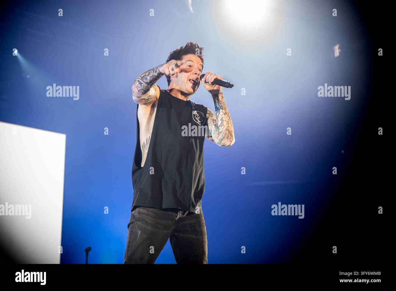 Simple Communiations Plan Image IPA90203929 - Pierre Bouvier of Simple Plan during the Simple Plan ...
