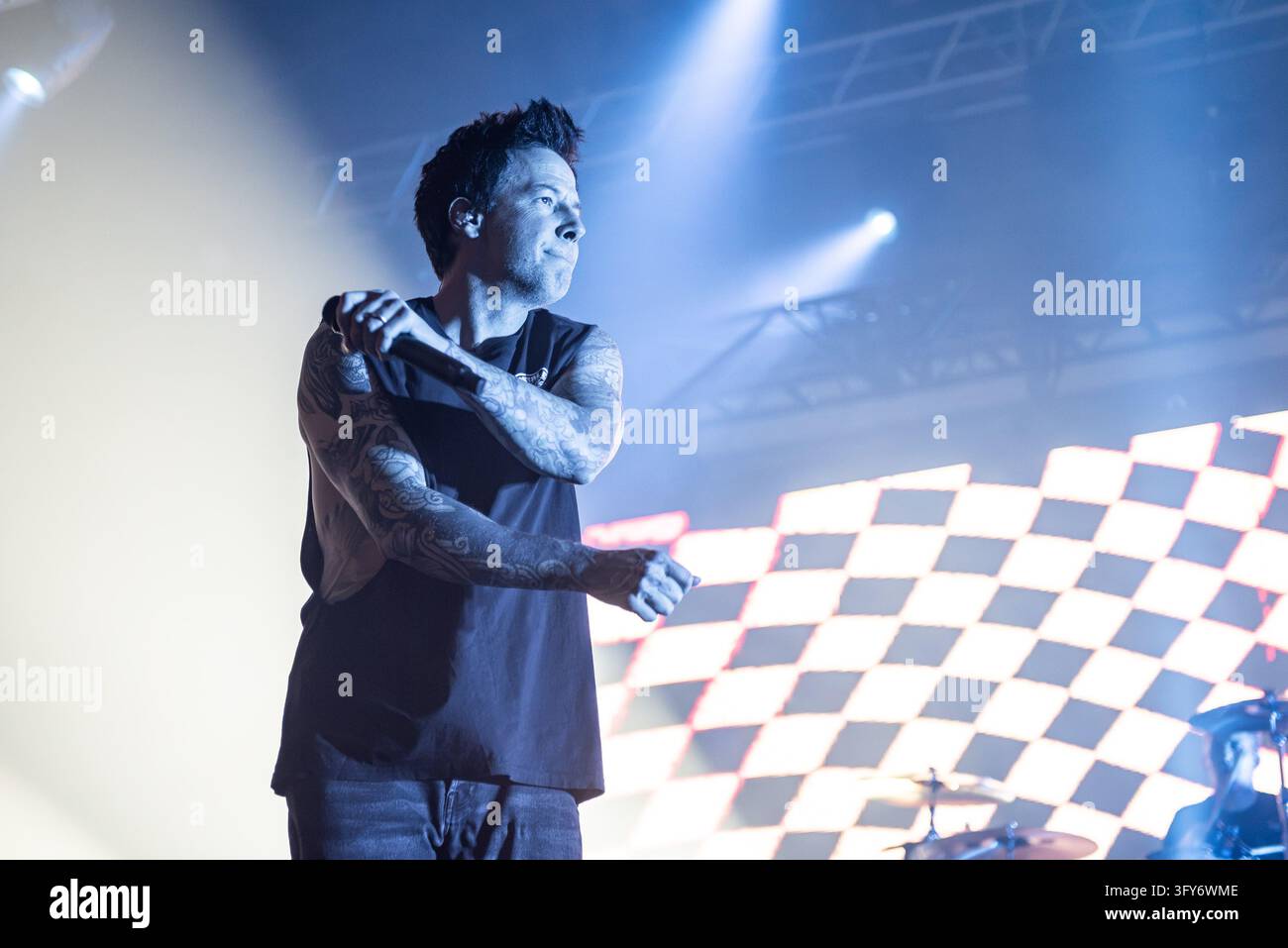 Simple Communiations Plan Image IPA90203927 - Pierre Bouvier of Simple Plan during the Simple Plan ...