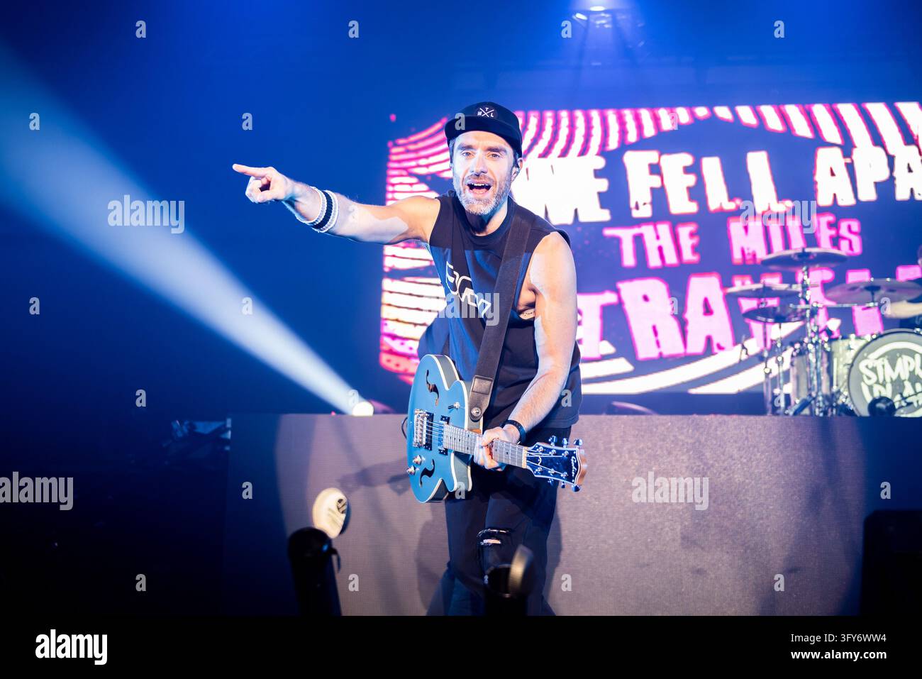 Simple Communiations Plan Image IPA90203912 - Sebastien Lefebvre of Simple Plan during the Simple Plan ...