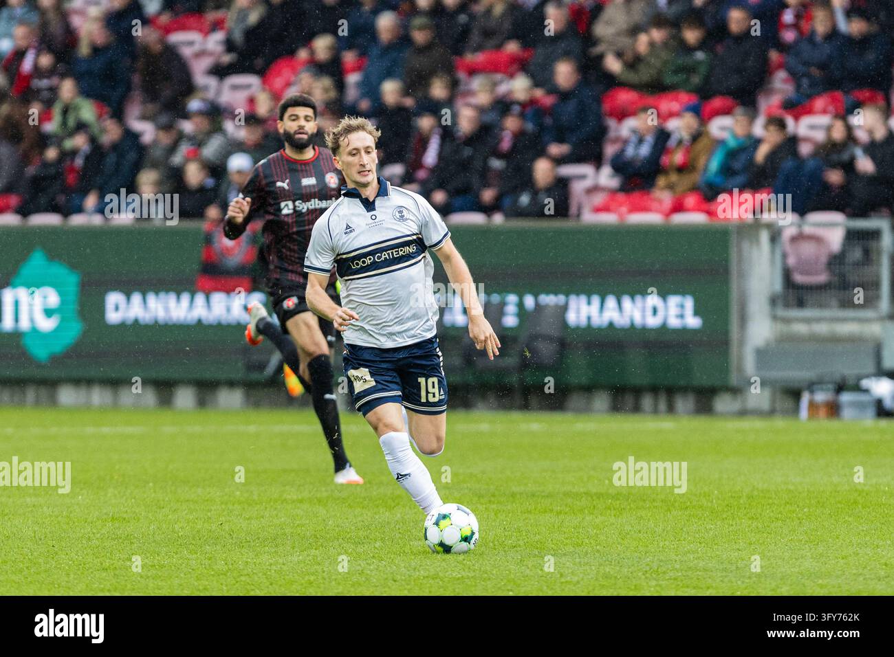 Herning, Denmark. 25th, October 2026. Gustav Fraulo (19) of Lyngby BK ...