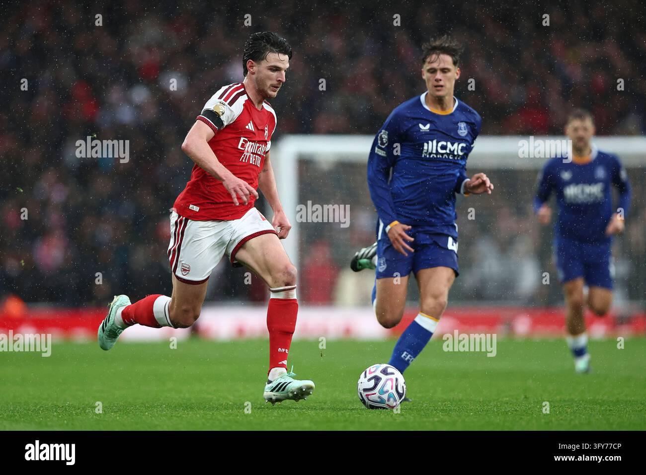 Declan Rice of Arsenal during the Arsenal v Everton Premier League ...
