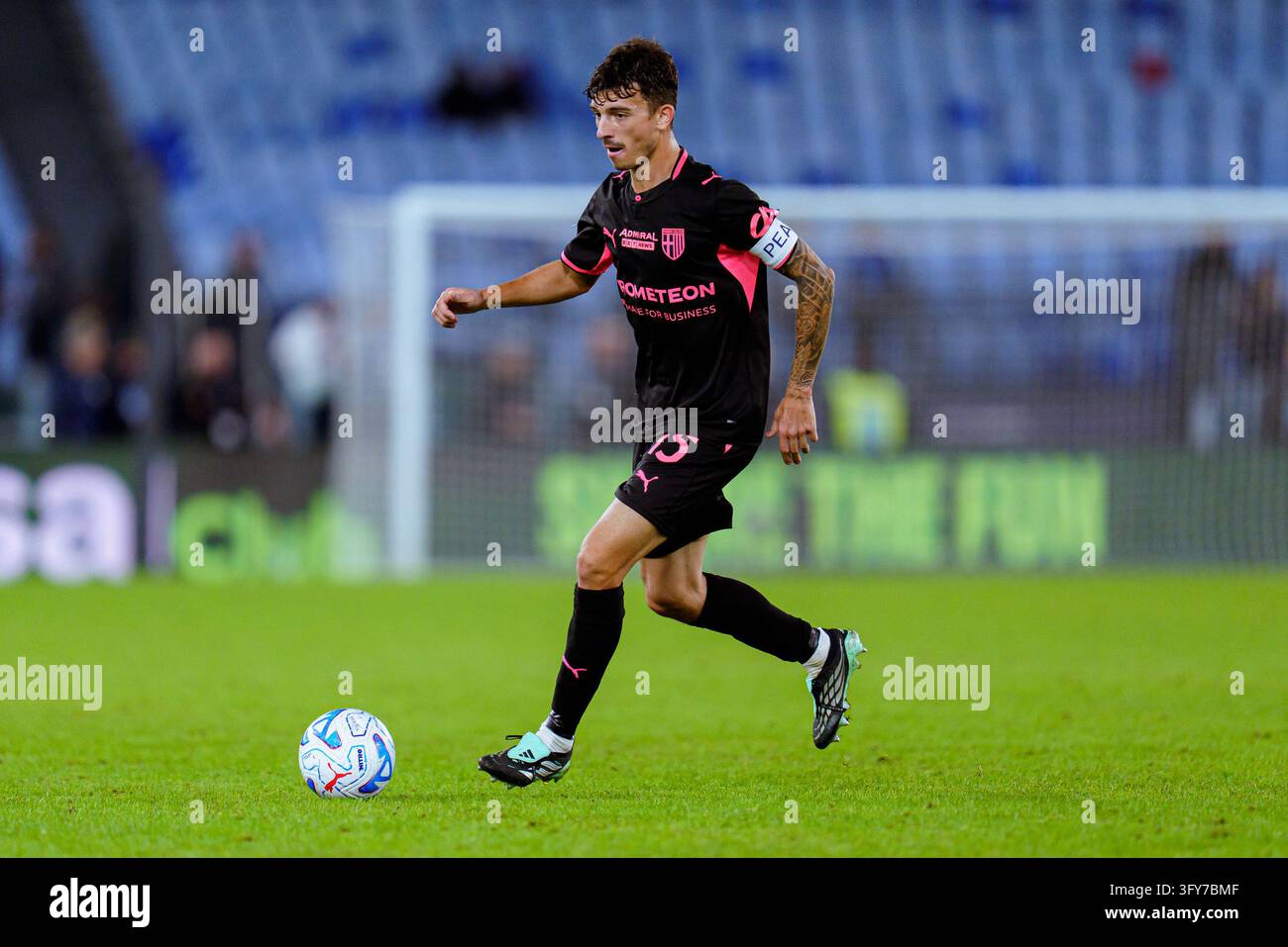 Enrico Delprato of Parma Calcio 1913 in action during the Serie A ...