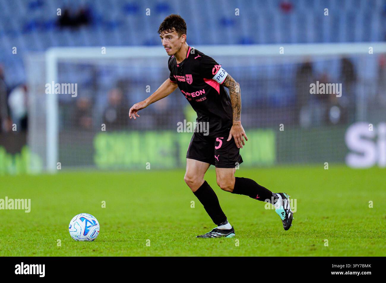Enrico Delprato of Parma Calcio 1913 in action during the Serie A ...