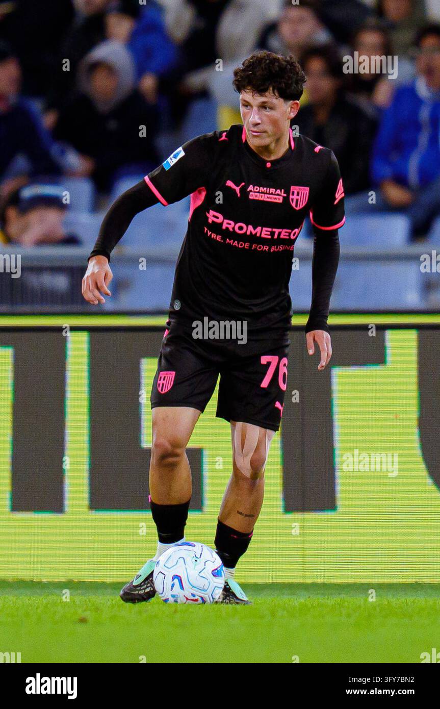 Simone Lontani of Parma Calcio 1913 in action during the Serie A ...