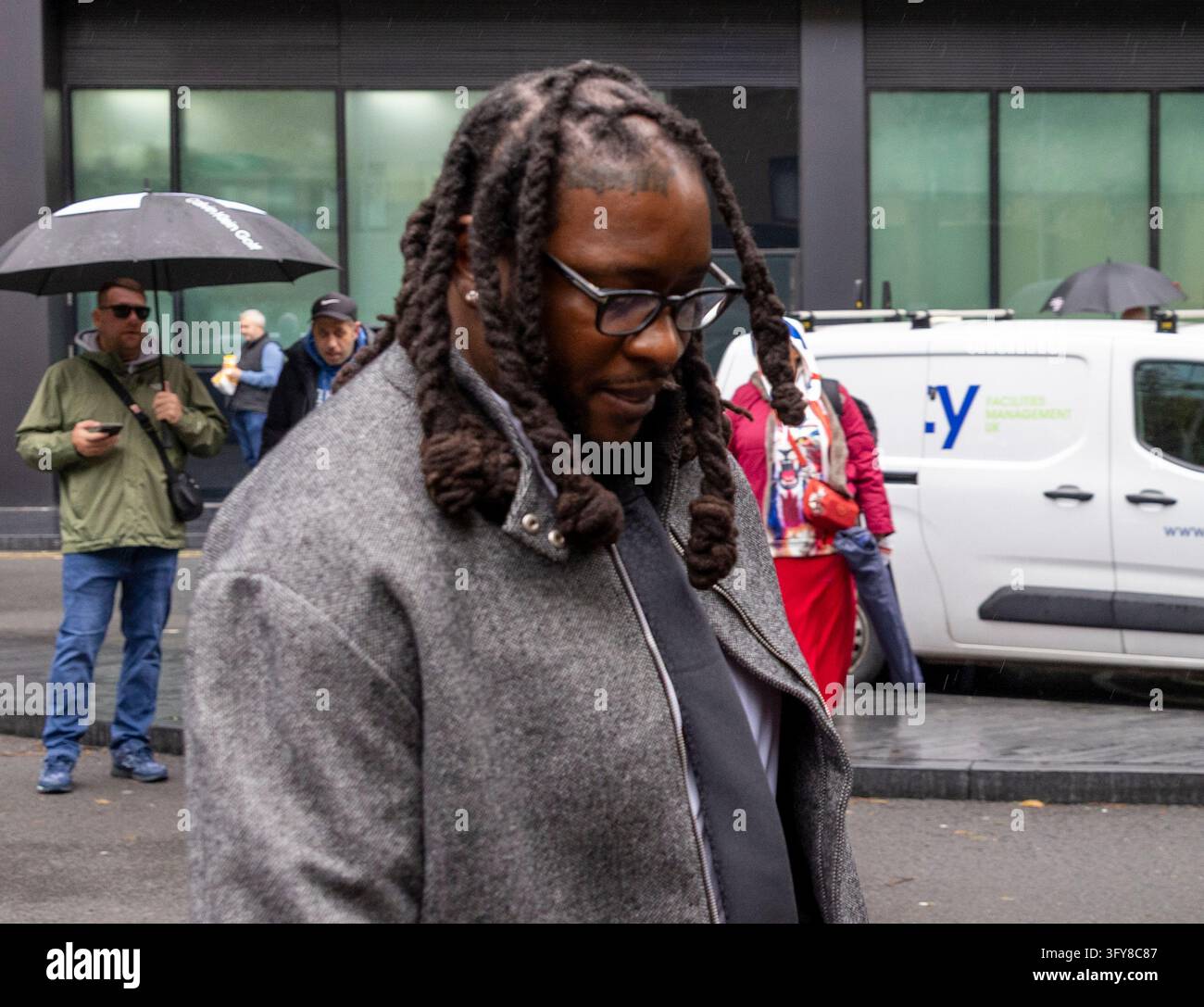 London, England, UK, 26th Oct 2026. Chris Brown co-defendant, Omololu ...