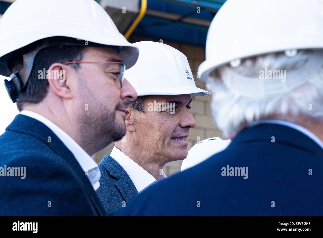 The Prime Minister, Pedro Sánchez, and the President of the ...