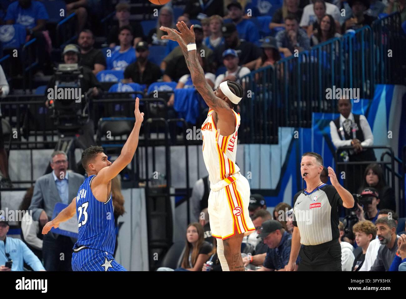 Alex Walker Orlando, Florida, USA, October 21, 2026, Atlanta Hawks guard Nickeil ...