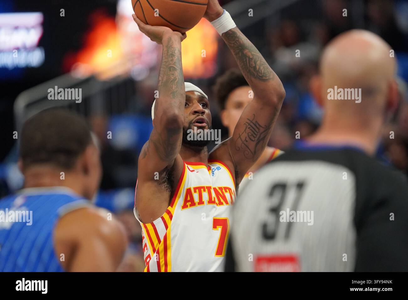 Alex Walker Orlando, Florida, USA, October 21, 2026, Atlanta Hawks guard Nickeil ...