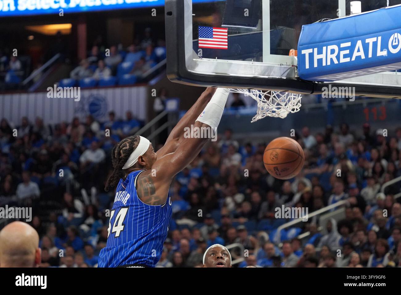 Magic Dunkers Orlando, Florida, USA, October 21, 2026, Orlando Magic center Wendell ...