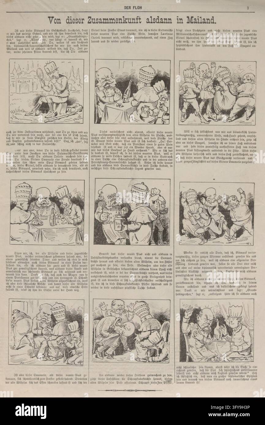 Nine sequential cartoon panels hi-res stock photography and images - Alamy