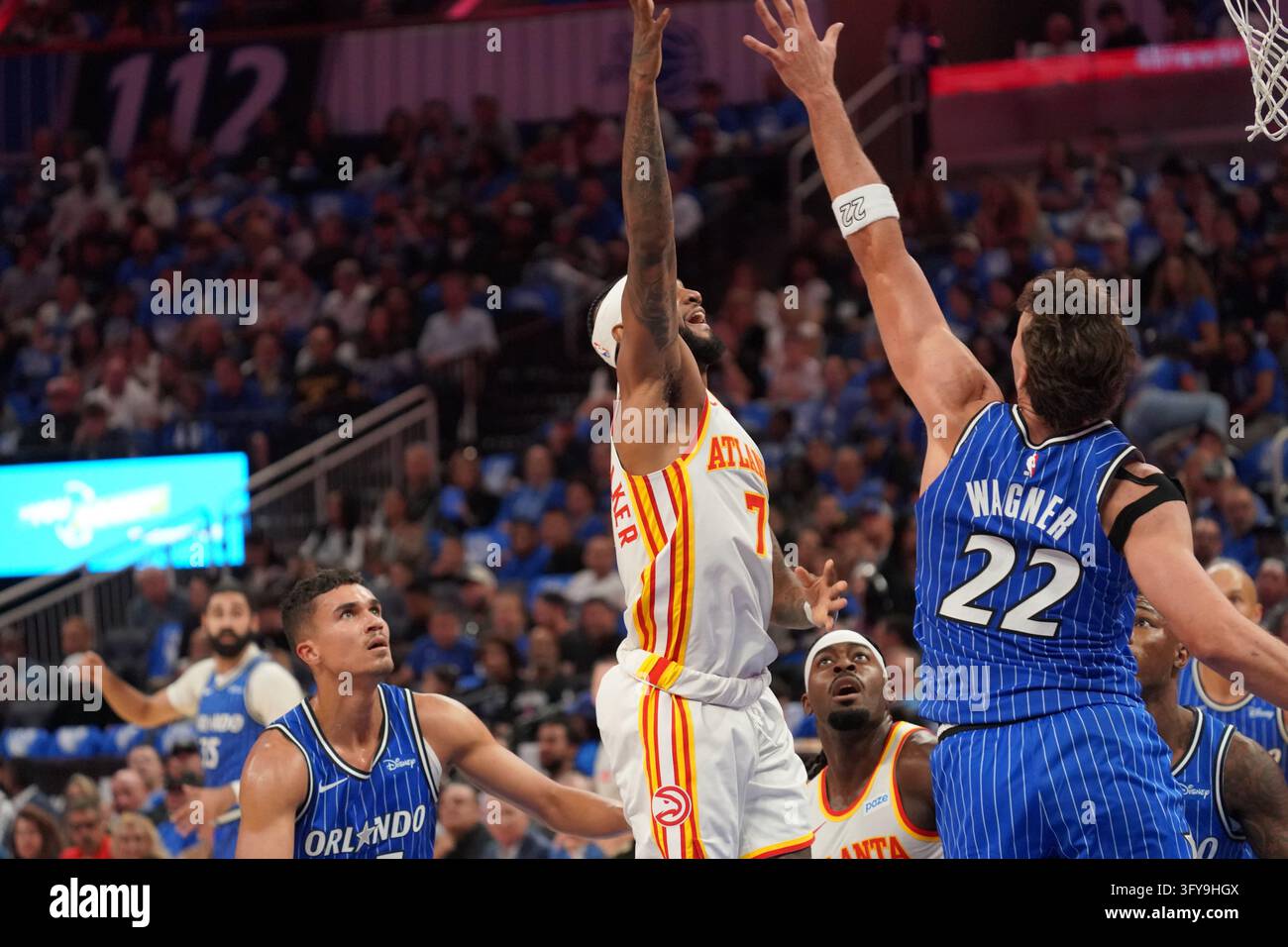 Alex Walker Orlando, Florida, USA, October 21, 2026, Atlanta Hawks guard Nickeil ...