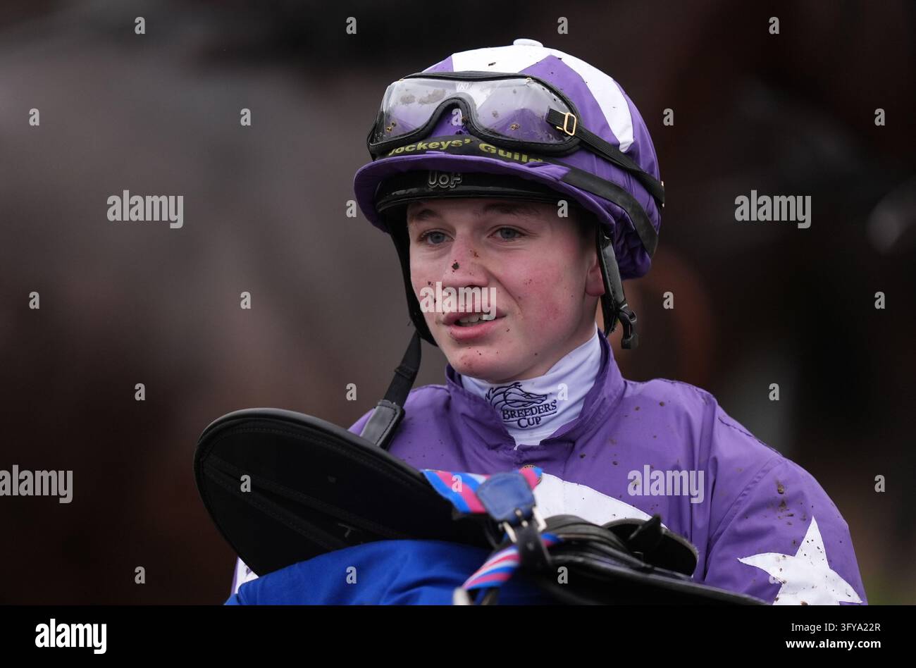 Countdown Team Jockey Toby Moore after the Hamish's Birthday Countdown Handicap at ...