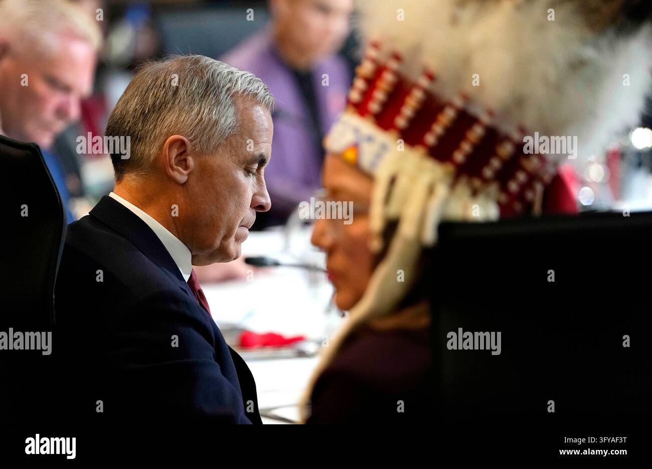 Prime Minister Mark Carney and National Chief of the Assembly of First ...